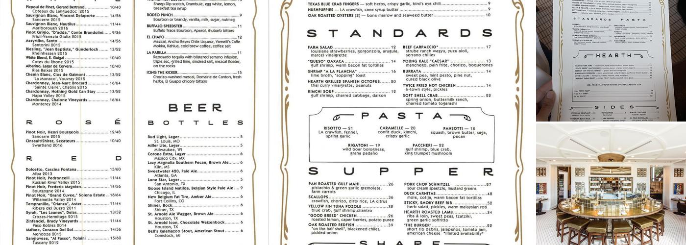 State of Grace Menu