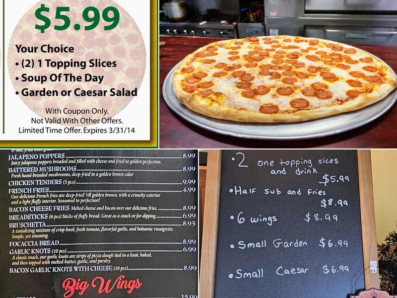 Pizza Plus Menu