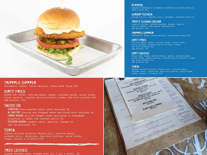 Mule Bar Menu