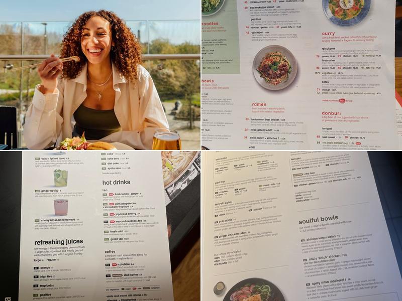 wagamama cardinal walk Menu