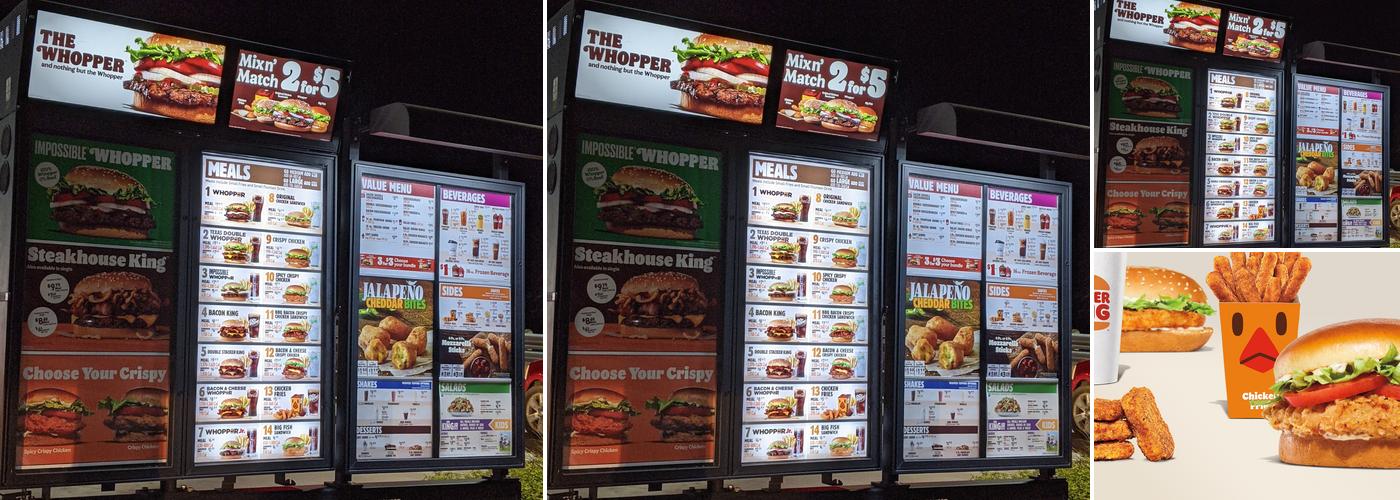 Burger King Menu