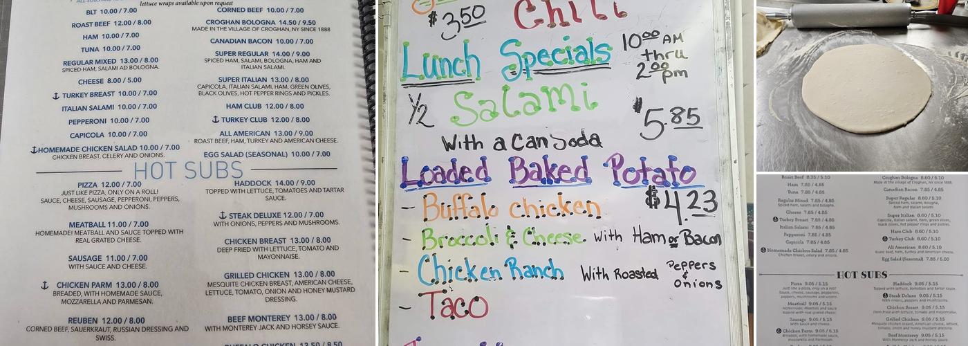 J&B Menu