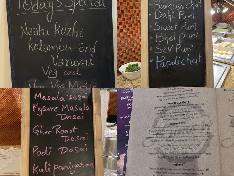 Kumar's Menu