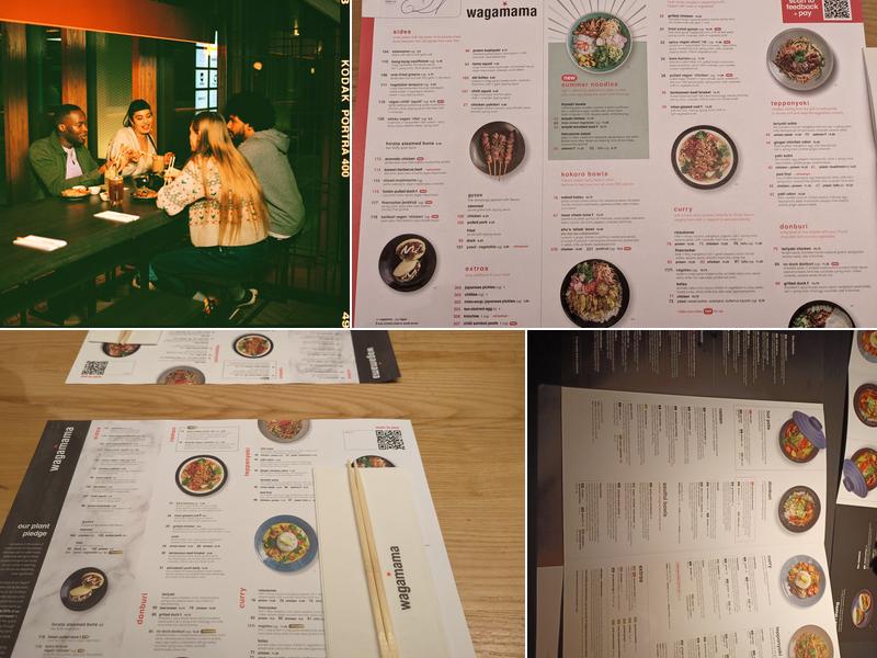 wagamama wigmore street Menu