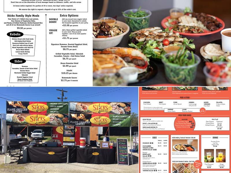 Sticks Kebob Shop Menu