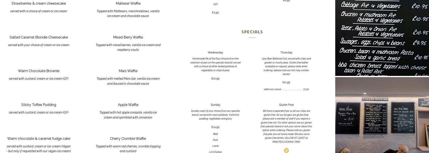 Five Miles From Anywhere No Hurry Inn Menu