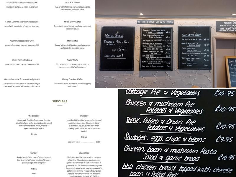 Five Miles From Anywhere No Hurry Inn Menu