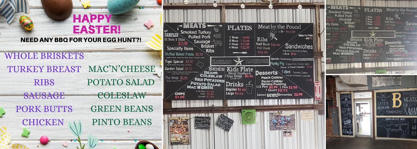 Blackland Smokehouse Menu