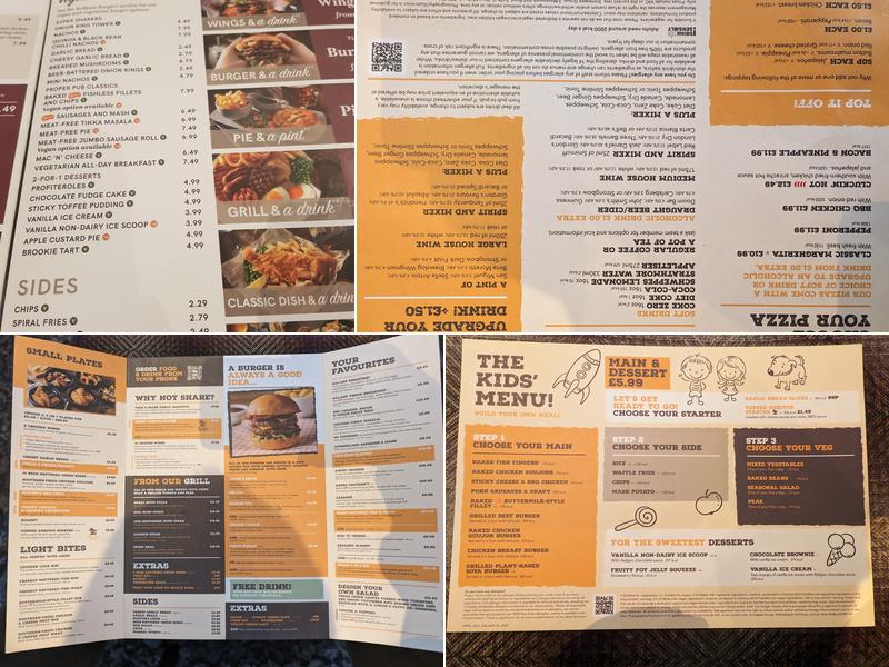 The Jolly Fisherman Menu