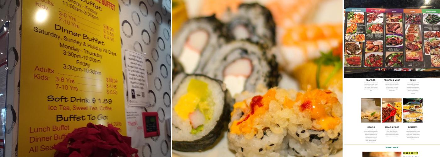 Flaming Grill & Supreme Buffet Menu
