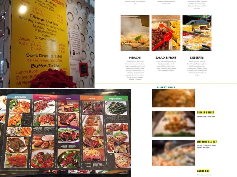 Flaming Grill & Supreme Buffet Menu