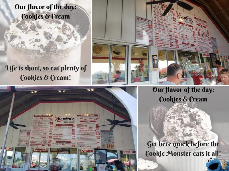 Kill Devil's Frozen Custard & Beach Fries Menu