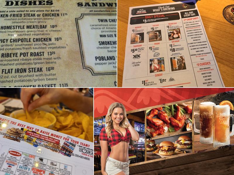 Twin Peaks Menu