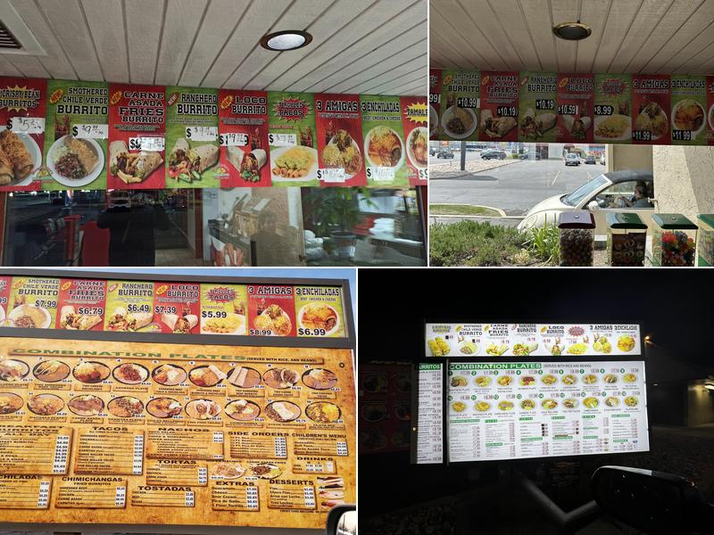 Rancherito's Mexican Food Menu