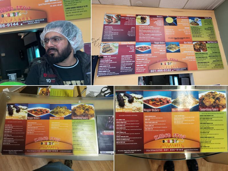 Kabob Stop Menu