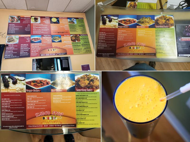 Kabob Stop Menu