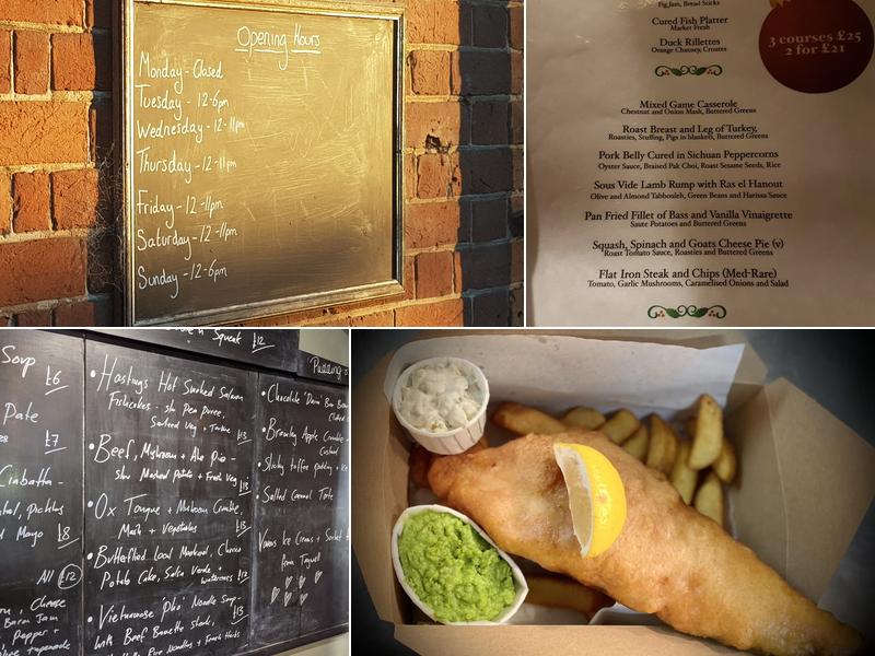 The Salehurst Halt Menu