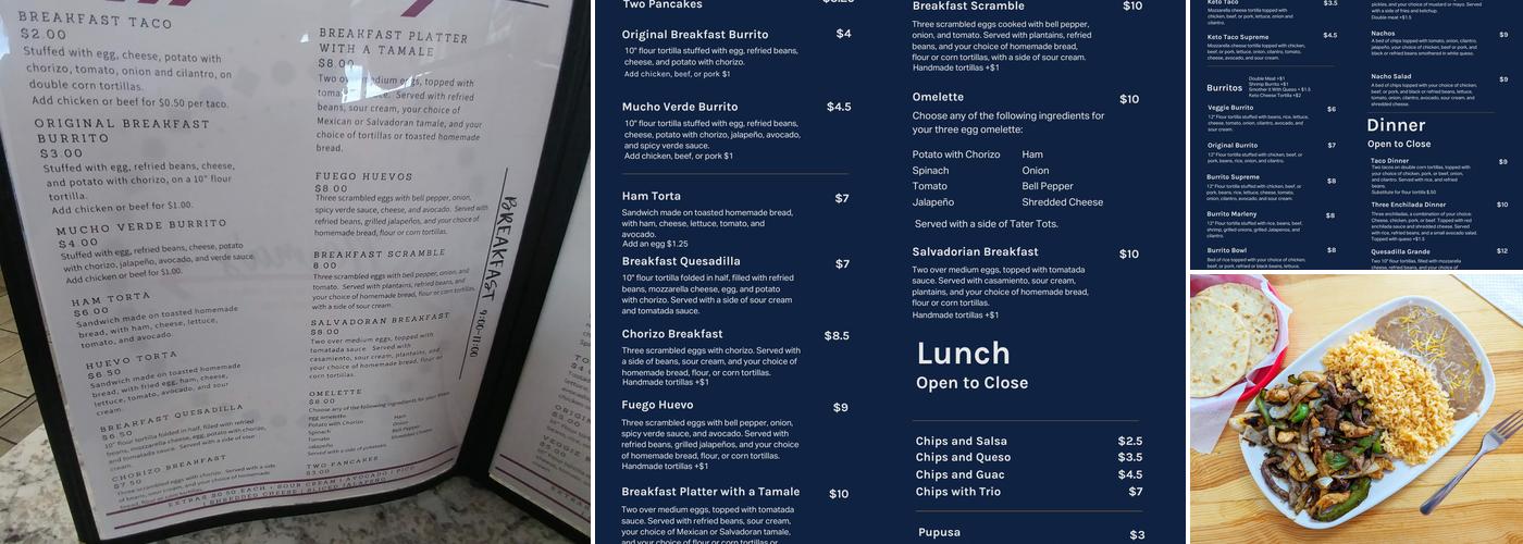 Norma's Menu