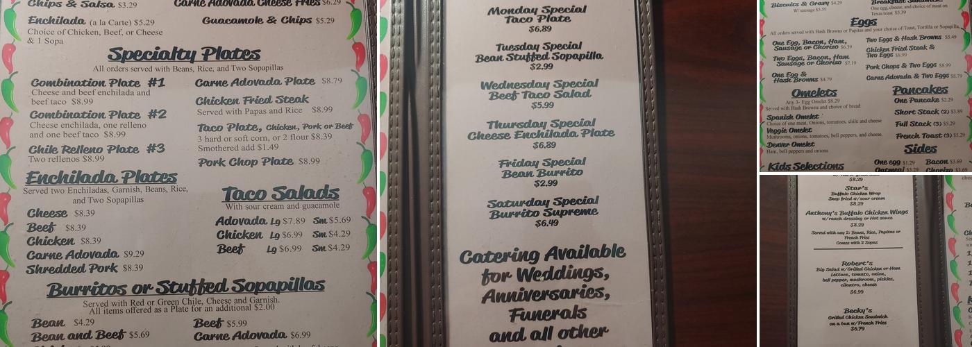 Rutilio's New Mexican Foods Menu