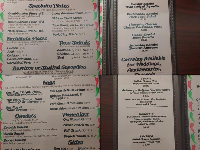 Rutilio's New Mexican Foods Menu