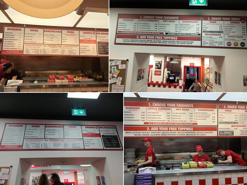 Five Guys Charing Cross Menu