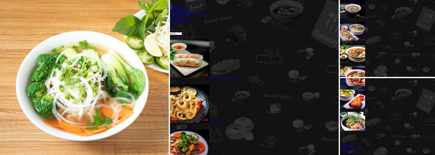 Phở 36 Menu