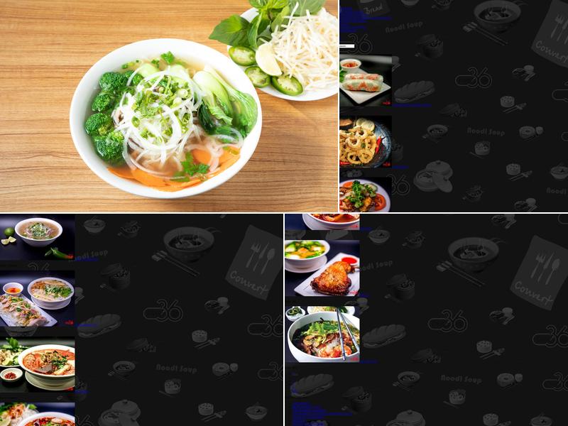 Phở 36 Menu