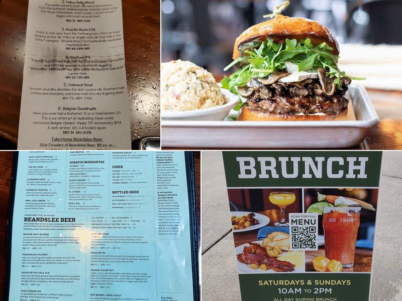 Beardslee Public House Menu