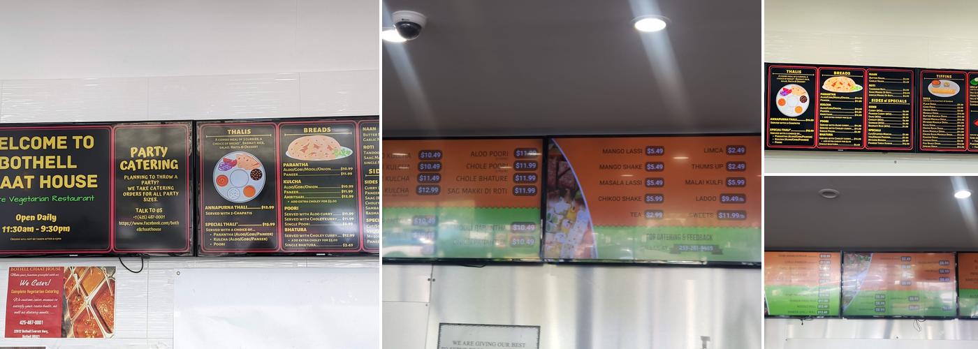 Bothell Chaat House Menu