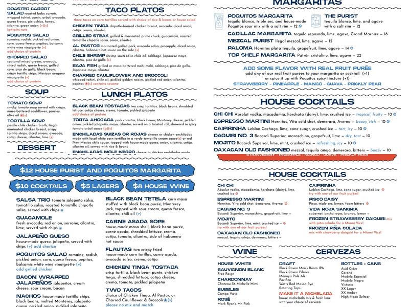 Poquitos Bothell Menu