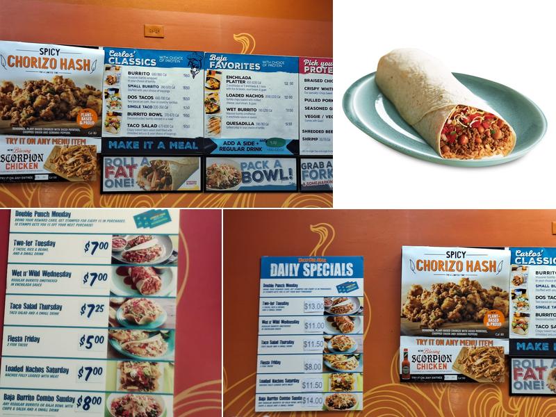 Taco Del Mar Menu