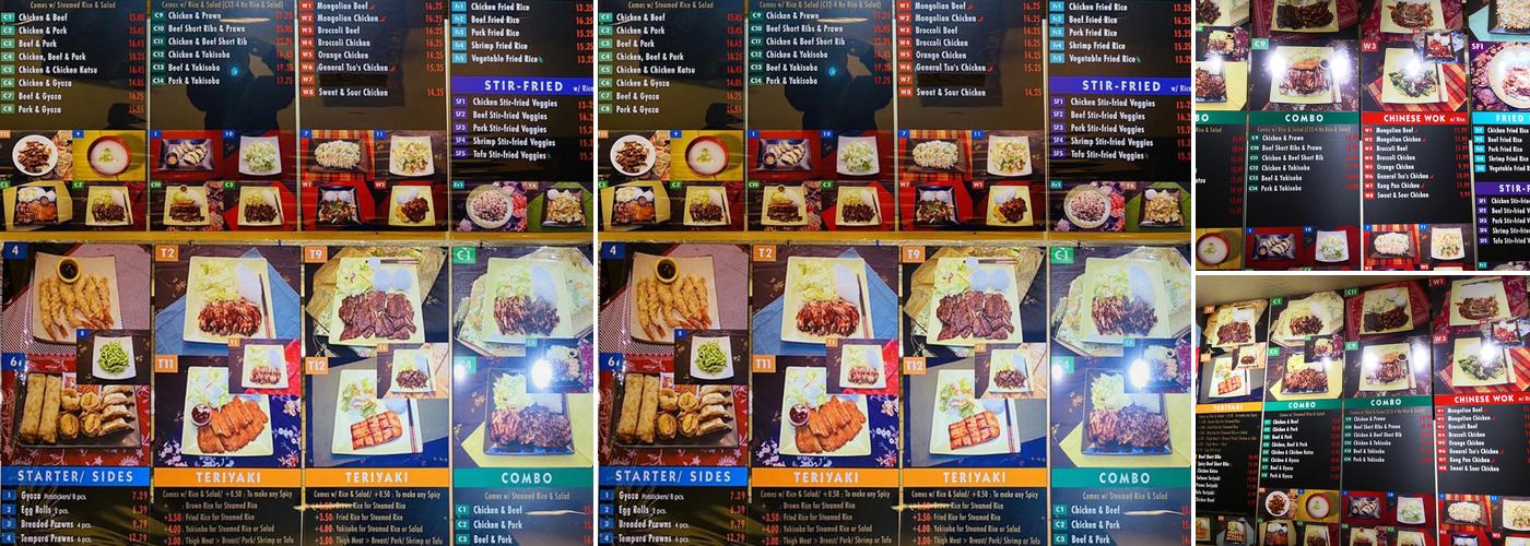 Best Teriyaki Menu