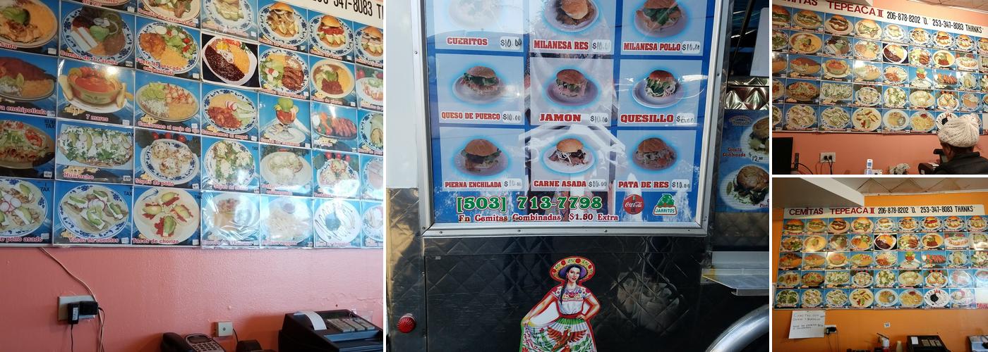 Cemitas Tepeaca 2 Menu