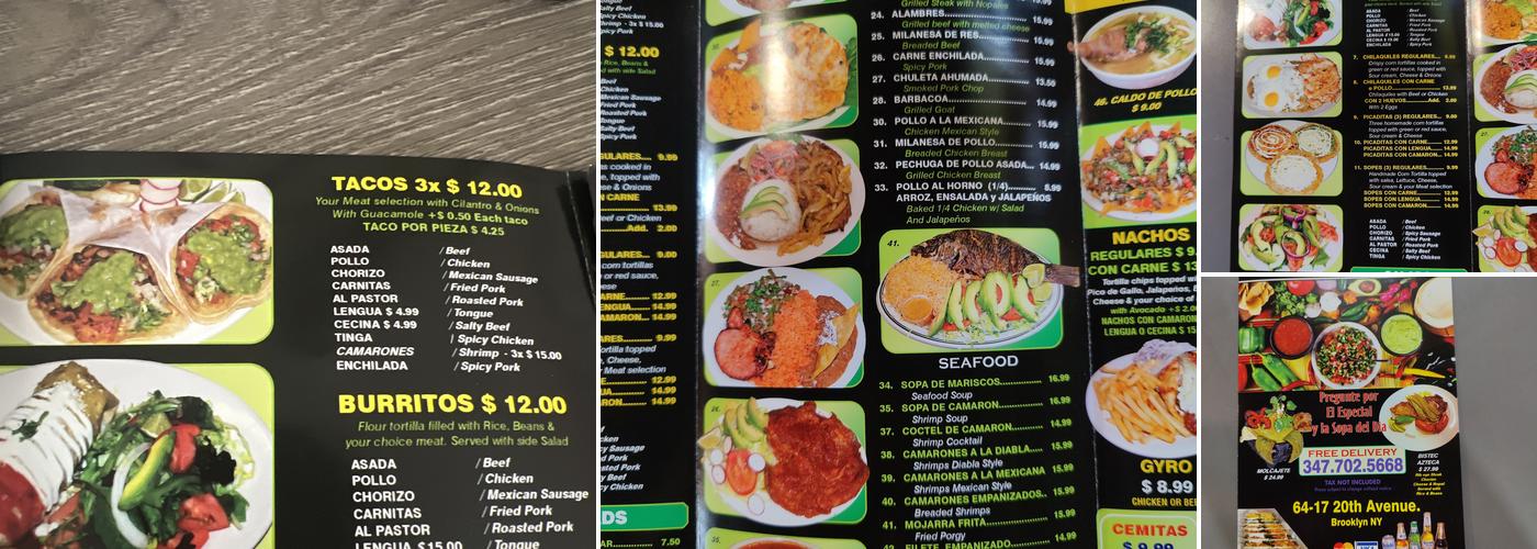 La Cemita Menu