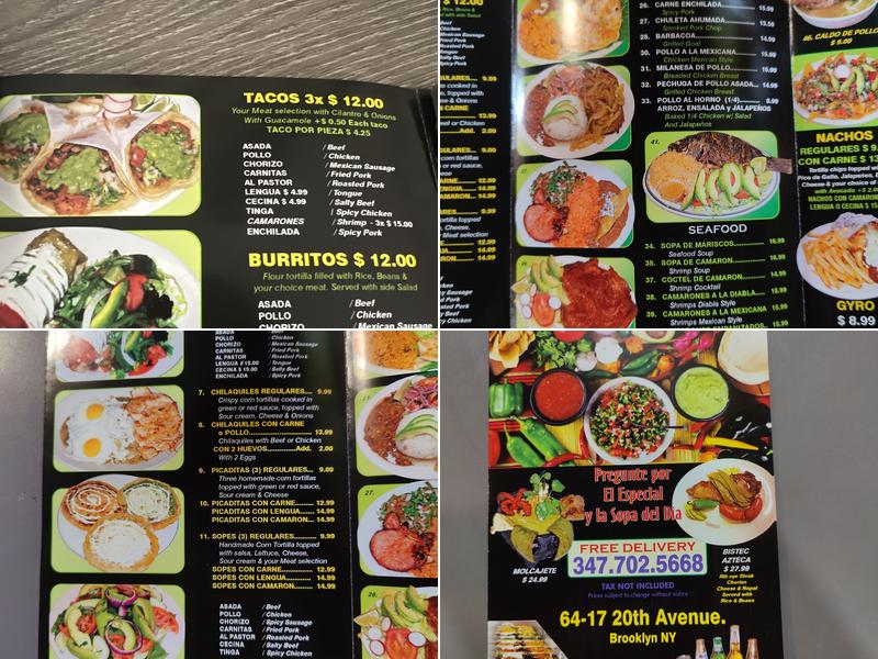 La Cemita Menu