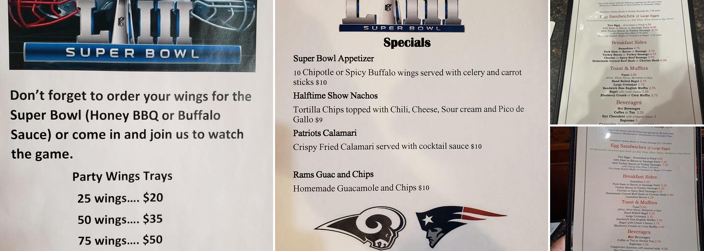 Sunset Park Diner & Donuts Menu