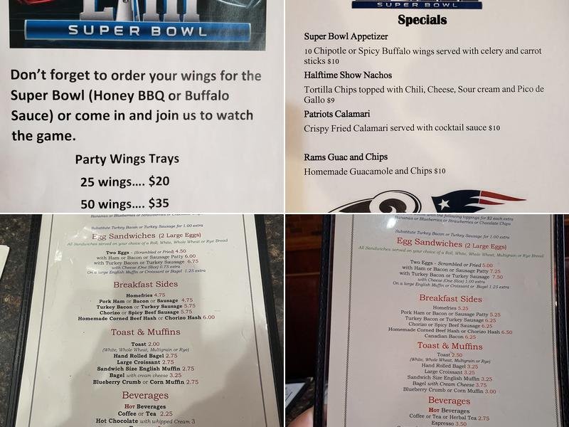 Sunset Park Diner & Donuts Menu