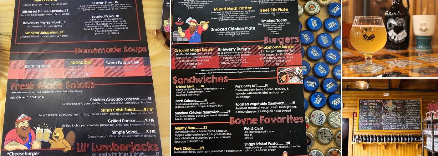Stiggs Brewery & Kitchen Menu