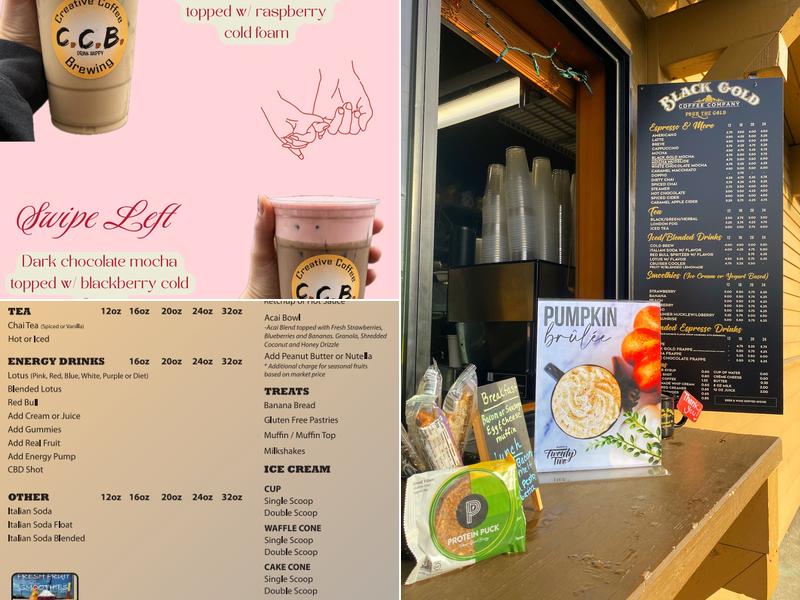 Creative Coffee Brewing Menu
