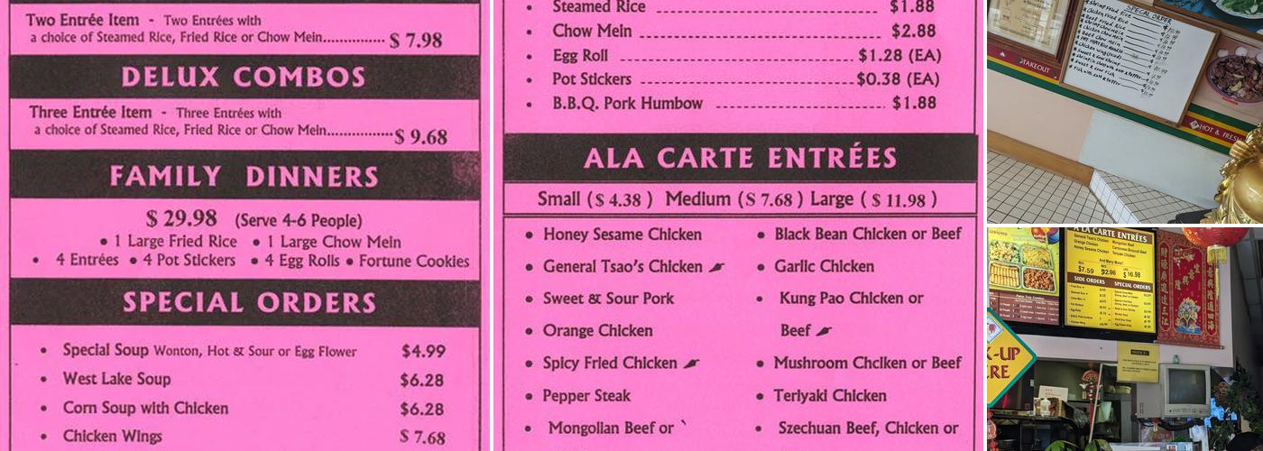 Magic Dragon Restaurant Menu
