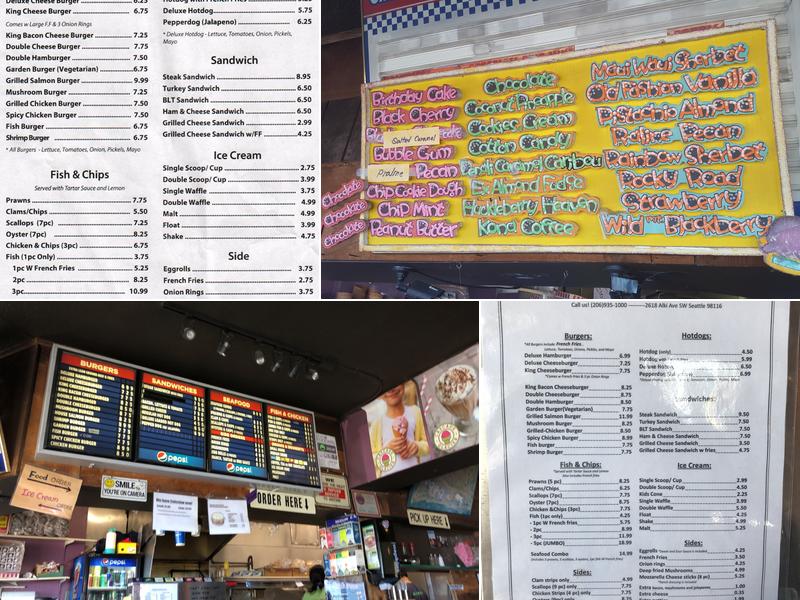 Pepperdock Restaurant Menu