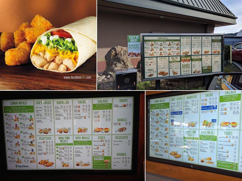 Taco Time Menu