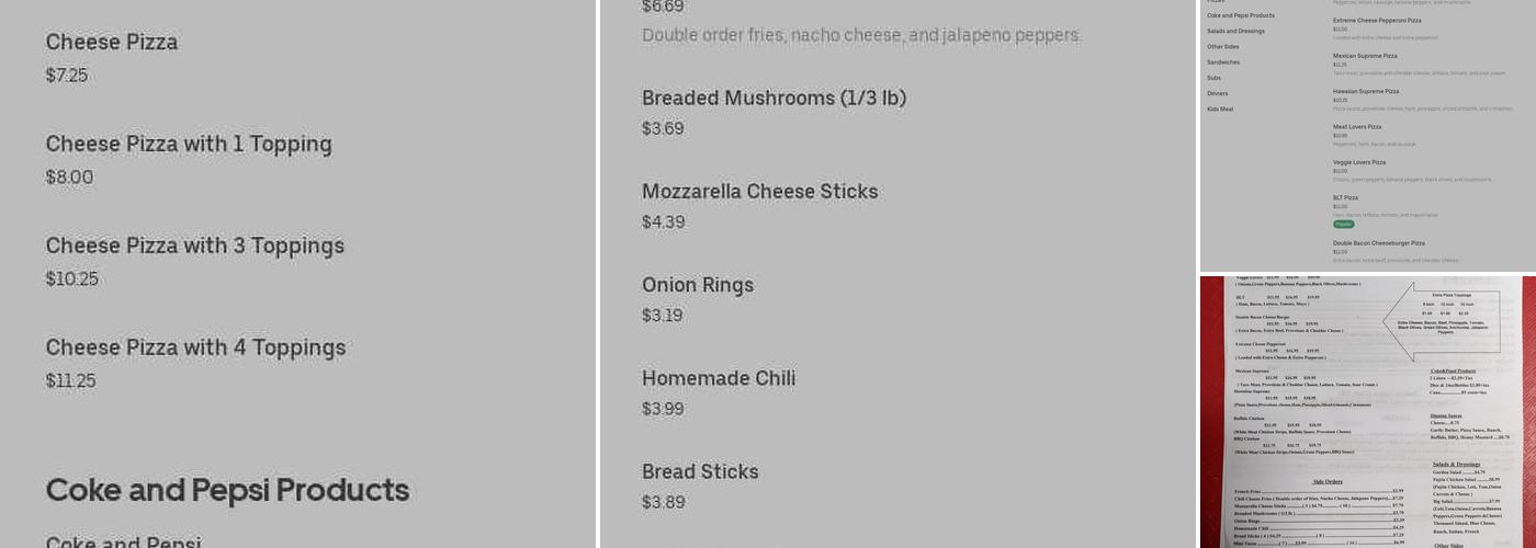 Hampton Grill Menu