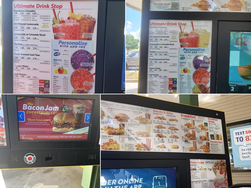 Sonic Drive-In Menu
