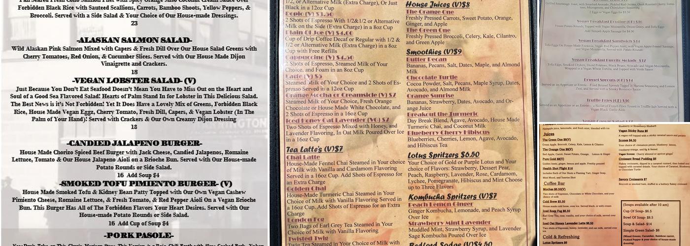 New Day Eatery Menu