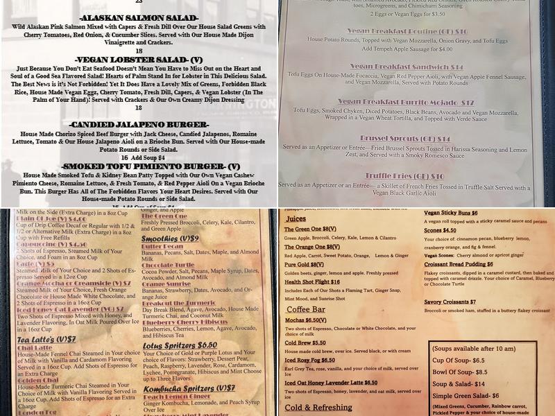 New Day Eatery Menu