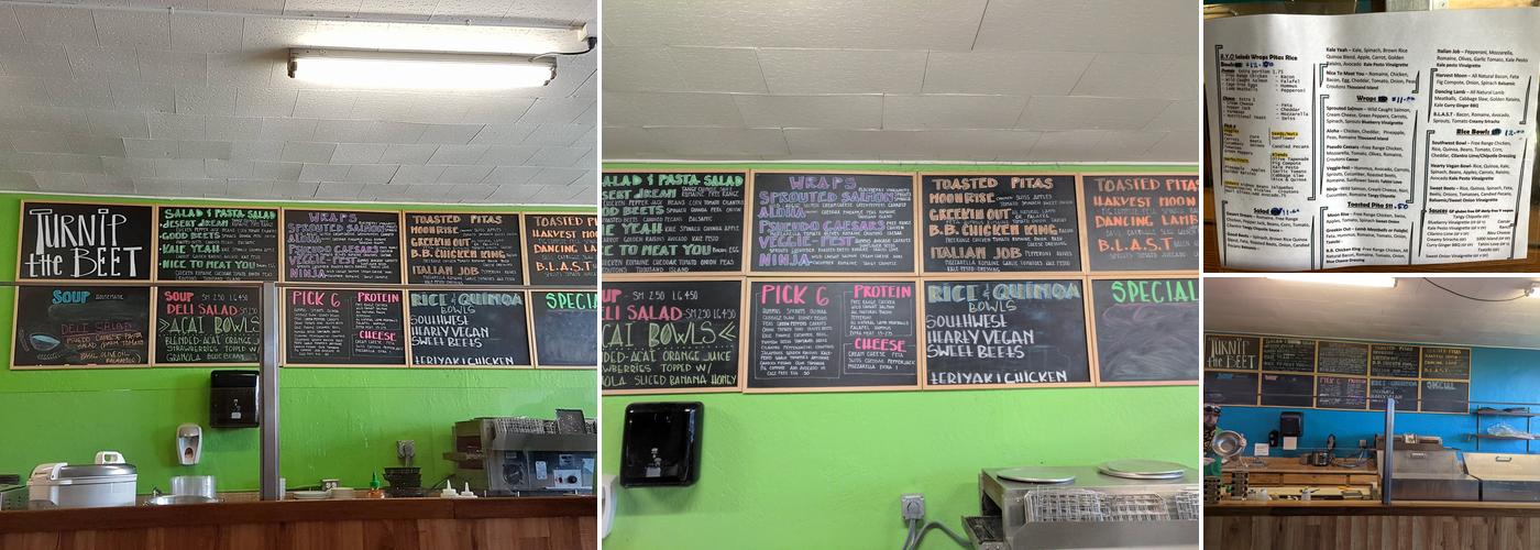 Turnip The Beet Menu