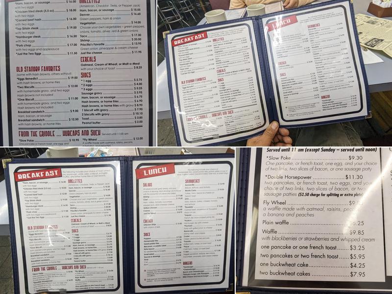 Priscilla's Cruise In Cafe Menu