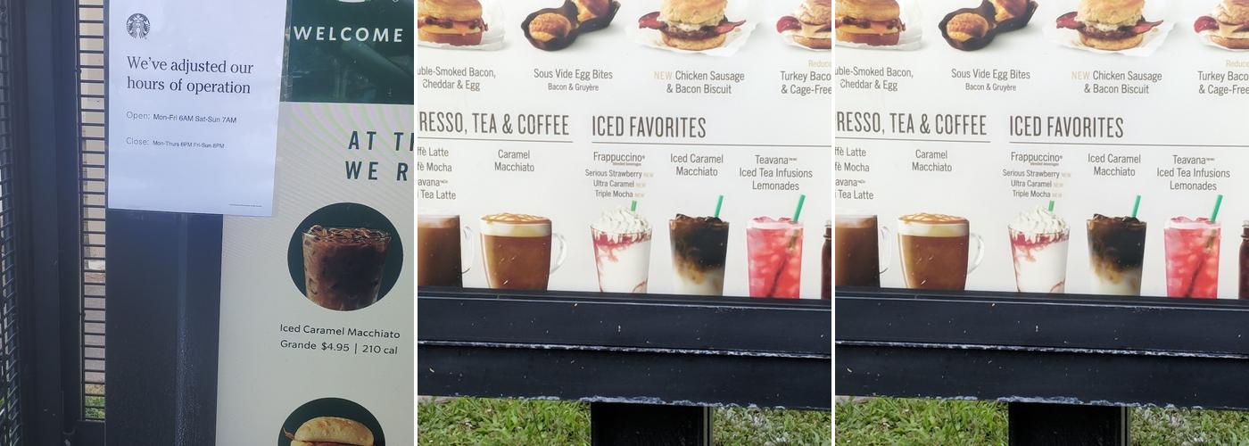 Starbucks Menu
