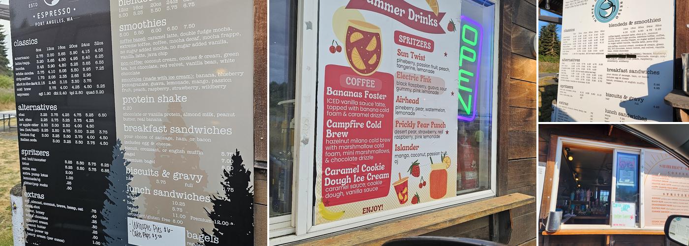 Higher Grounds Espresso Menu